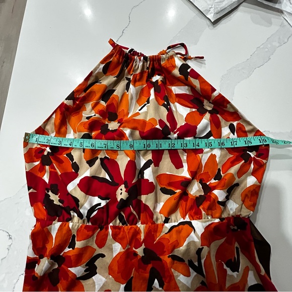 Mirabelli Halter Style Fit & Flare Floral Summer Dress - Picture 9 of 11